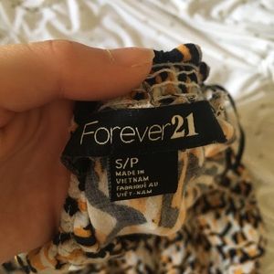 Forever 21 strapless romper